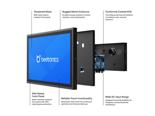 Pantalla Táctil Metálica de 13