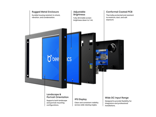 Monitor Metálico de 9