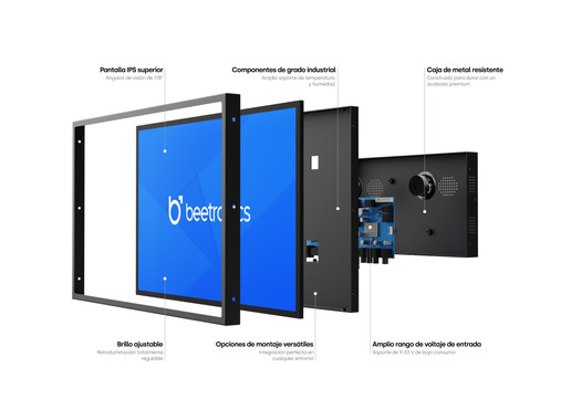 Monitor metálico de 15