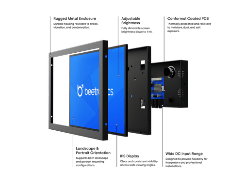 Monitor Metálico de 10