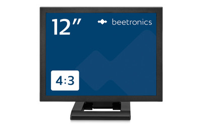 Monitor metálico de 12 pulgadas (4:3)